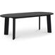 Delta 84 X 39.5 inch Black Outdoor Dining Table, Oval